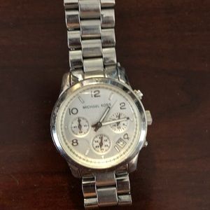 Michael Kors silver women’s wrist watch